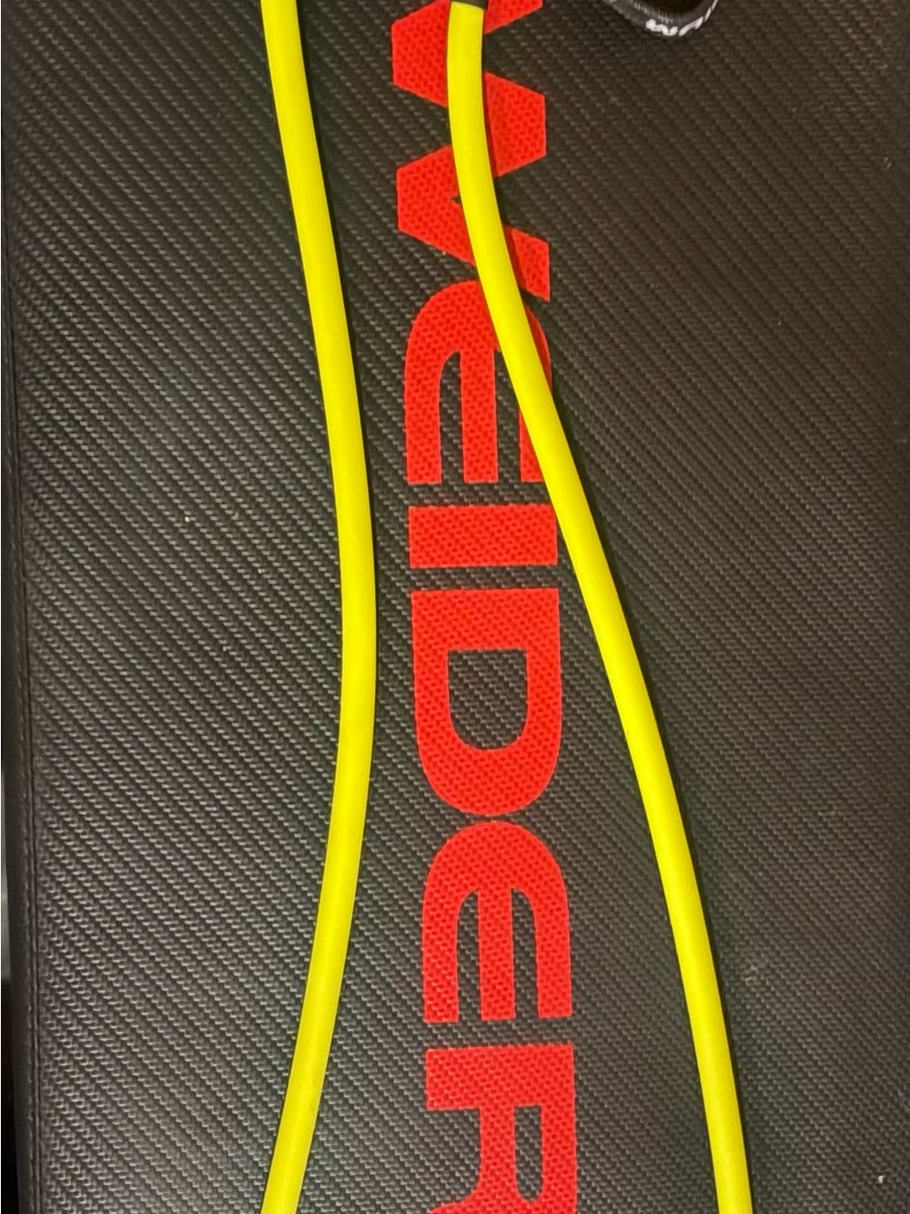 Sporto Medium Resistance Band with Yellow Accents